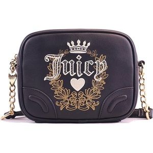 NWT! 🌟 Juicy Couture Black Heritage Crossbody Bag Purse